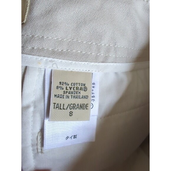 NWT Eddie Bauer Vashon Fit Women’s Khaki Beige Pants 8 Tall Gorpcore Hiking - Picture 5 of 10
